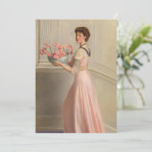 ピンク色の女性ポートレート | ジョン・コリアー (スタンド正面)