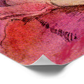 ピンク色の女性 ポスター (角)