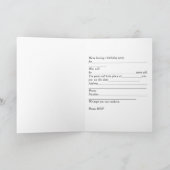 ピンク色の子供のための誕生日パーティーの招待 招待状 (内部)