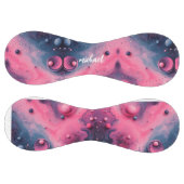 ピンク色の宇宙名 ソフトボール (パネル)