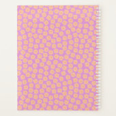 ピンク色の小さな桃の花 プランナー手帳 (裏面)