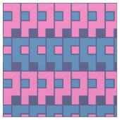 ピンク色の幾何学模様 ファブリック (クローズアップ)