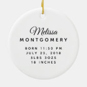 ピンク色の愛で可愛いオッターハート セラミックオーナメント (裏面)