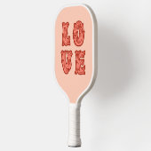 ピンク色の愛 ピックルボールラケット (左)