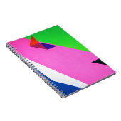 ピンク色の数々の抽象芸術芸術 ノートブック (右側)