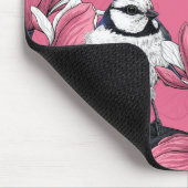 ピンク色の春の時間 マウスパッド (コーナー)