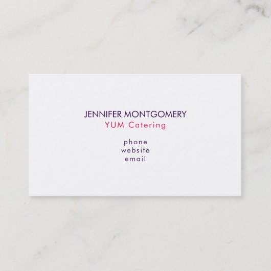 ピンク色の曇ったカップケーキユム！ 名刺 (裏面)