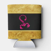 ピンク色の有毒なサソリ非常に有毒な昆虫 缶クーラー (裏面)