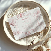 ピンク色の服トイルドゥジュイディパーラッフル エンクロージャーカード