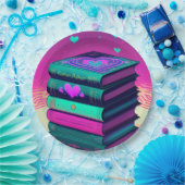 ピンク色の本を愛するために ペーパープレート (パーティー)