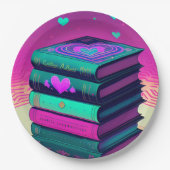 ピンク色の本を愛するために ペーパープレート (正面)