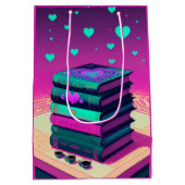 ピンク色の本を愛するために ミディアムペーパーバッグ (裏面)