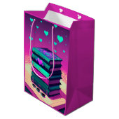 ピンク色の本を愛するために ミディアムペーパーバッグ (裏面アングル)