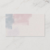 ピンク色の水の色を望むウェルエンクロージャカード エンクロージャーカード (裏面)