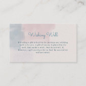 ピンク色の水の色を望むウェルエンクロージャカード エンクロージャーカード (正面)