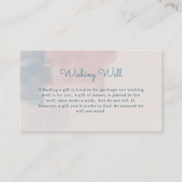 ピンク色の水の色を望むウェルエンクロージャカード エンクロージャーカード