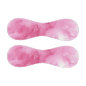 ピンク色の水彩背景 野球ボール (パネル)