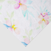 ピンク色の水色の花 薄葉紙 (詳細)