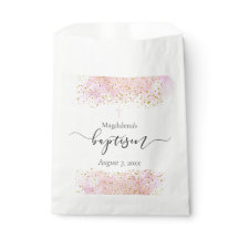 ピンク色の水色 |フェイク金ゴールド詳細バプテスマ