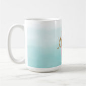 ピンク色の熱帯性パイナップル コーヒーマグカップ (左)