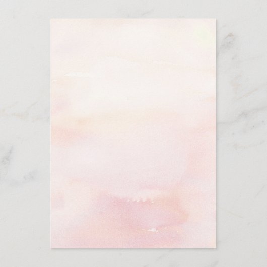 ピンク色の熱帯結婚花の情報 エンクロージャーカード (裏面)