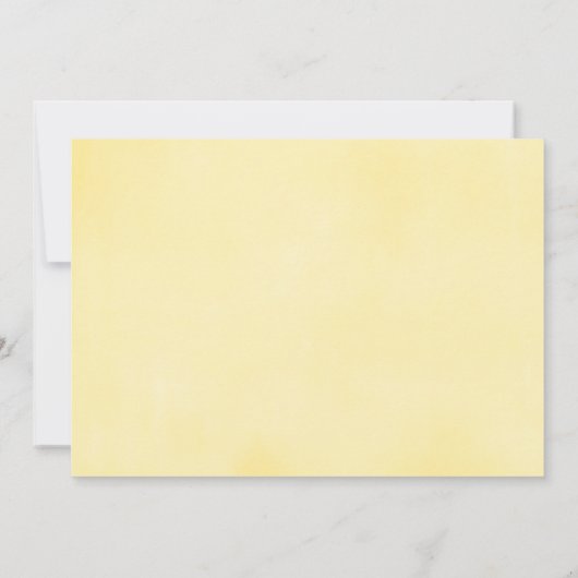 ピンク色の熱気球のヒマワリの誕生日 招待状 (裏面)