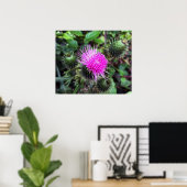 ピンク色の爆発 ポスター (ホームオフィス)