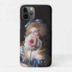 ピンク色の牡丹で飾る iPhone 11 PROケース