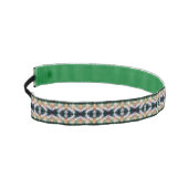 ピンク色の牡丹の花の乗算抽象芸術 アスレチックヘッドバンド (左)