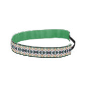 ピンク色の牡丹の花の乗算抽象芸術 アスレチックヘッドバンド (右)