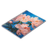 ピンク色の牡丹の花 | ノートブック (左側)