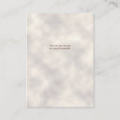 ピンク色の牡丹フローラ金ゴールドスクリプトとフレーム詳細 エンクロージャーカード (裏面)