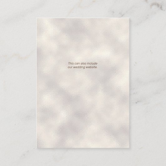 ピンク色の牡丹フローラ金ゴールドスクリプトとフレーム詳細 エンクロージャーカード (裏面)