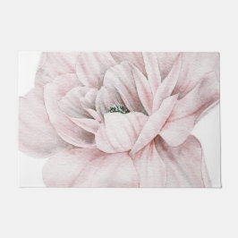 ピンク色の牡丹，ロマンチック，結婚s,ヴィンテージ，みすぼらしい，シック， ドアマット