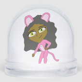 ピンク色の猫 (裏面)