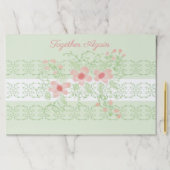 ピンク色の珊瑚が咲く緑 ペーパーパッド (インサイチュ)