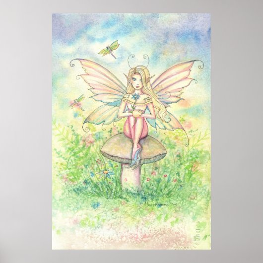 ピンク色の甘い妖精のポスターでウィムシー ポスター (正面)