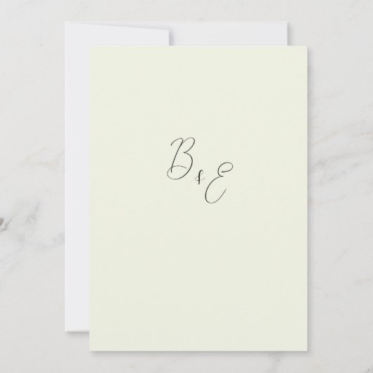 ピンク色の白い熱帯の蘭の花の保存日付 招待状 (裏面)