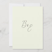 ピンク色の白い熱帯蘭の花ありがとう 招待状 (裏面)