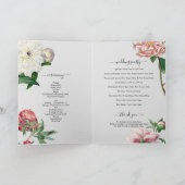 ピンク色の白結婚牡丹の服務命令 プログラム (内部)