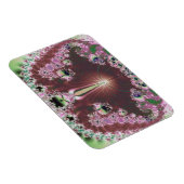 ピンク色の磁石で枠付き抽象芸術 マグネット (右側)