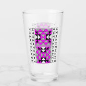 ピンク色の神聖な山 タンブラーグラス (裏面)