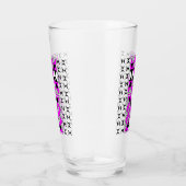 ピンク色の神聖な山 タンブラーグラス (右)