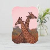 ピンク色の空を持つキリン カード (スタンド正面)