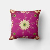 ピンク色の素敵な枕 クッション (裏面)