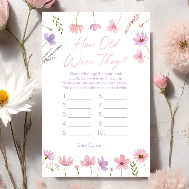 ピンク色の紫の野花は何歳の時に遊んでいた (クリエイターアップロード済み)