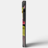 ピンク色の緑のアントラサイトファンタジーフラワーフラクタル名 Case-Mate iPhoneケース (裏面 / 左)