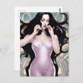 ピンク色の美人 ポストカード (正面/裏面)