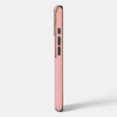 ピンク色の背景にキラキラと滴り落ちる Case-Mate iPhoneケース (裏面 / 左)