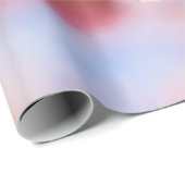 ピンク色の背景に美しい桜の花の束 ラッピングペーパー (ロールコーナー)